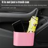 Spacious Car Trash Can with Lid, Durable PP Material, Garbage Bag for Vehicle Organization and Storage