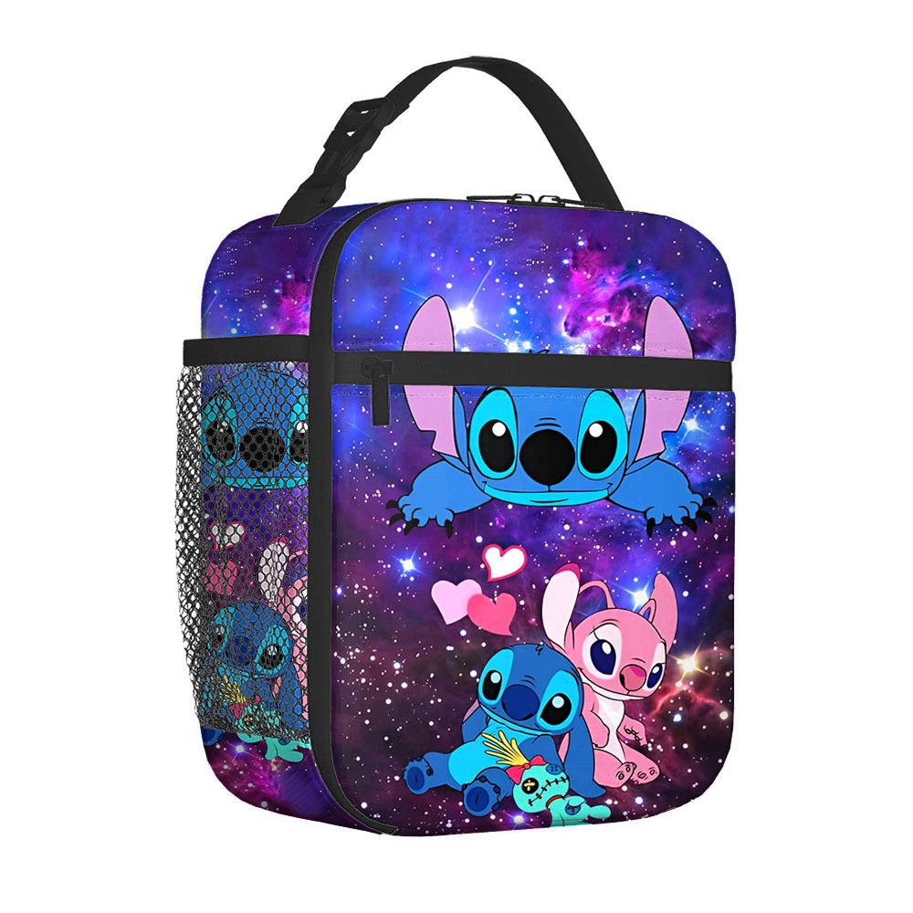 Qi Portable Lunch Bag Primary And Secondary School Students Full Printed Meal Bag Ice Bag Picnic Ice Bag