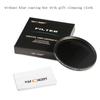 K&F CONCEPT 37-82mm ND2 To ND400 ND Lens Filter Fader Adjustable Neutral Density Variable 49mm 52mm 58mm 62mm 67mm 77mm