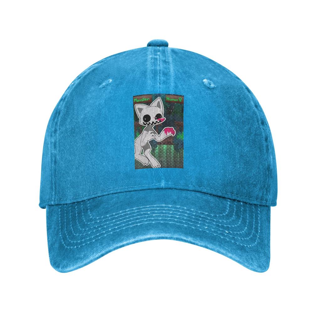 Zoonomaly Cartoon Steam Game  Washed Denim Cap Casual Baseball Caps Adjustable Hat Summer Unisex Baseball Hats