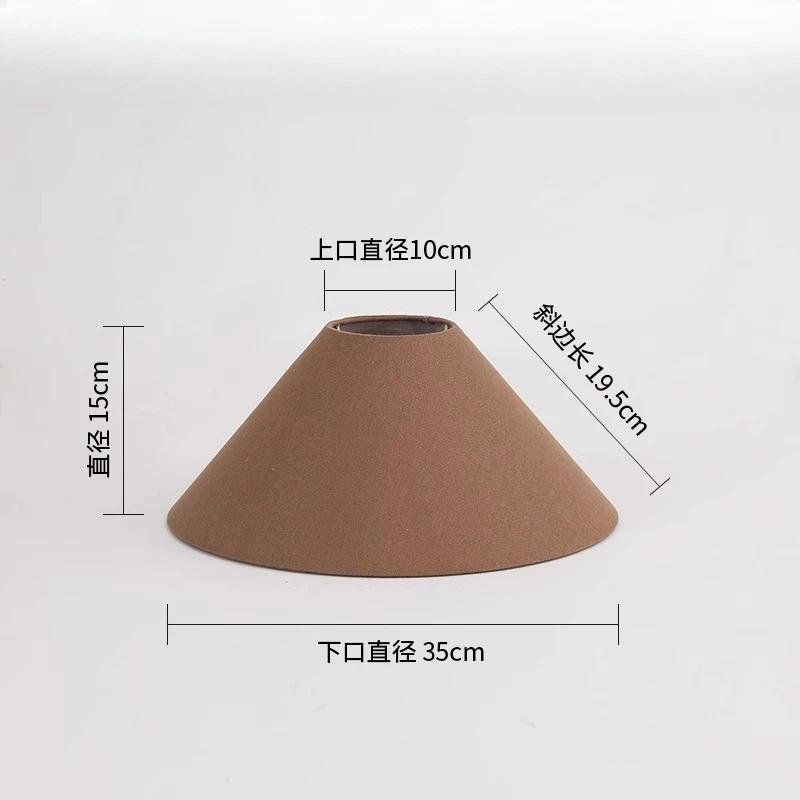 Japanese Zen Rattan Hand Woven Lamp Cover E27 Table Lamp Lampshade Linen Fabric Shell Wabi-Sabi Style Bedside Floor Lamp Shade