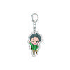 55MM Anime Re:ZERO - Iniziare la Vita in un Altro Mondo Portachiavi Natsuki Subaru Emilia Portachiavi Piastra Modello Acrilica Regali di Natale