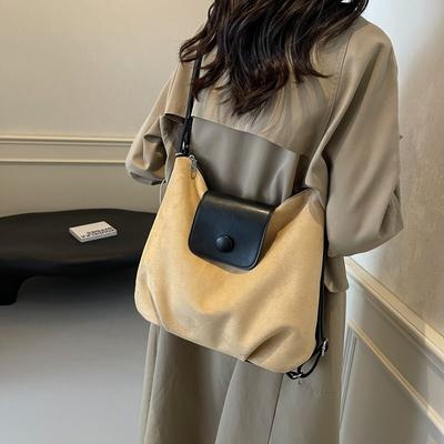 Leisure Commuter Tote Bag Women's Large Capacity 2025 New Spring Versatile Multi-functional Shoulder Backpack