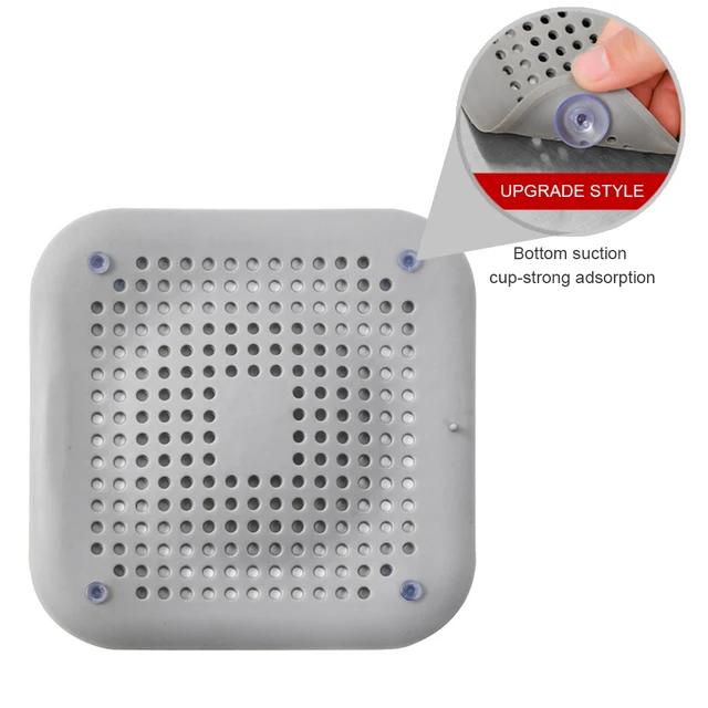 New Hair Filter Sink Anti-blocking Strainer Bathtub Shower Floor Drain Stopper Silicone Kitchen Deodorant Plug Bathroom Accessor
