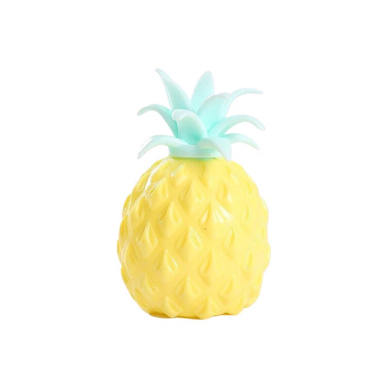 Soft Squeeze Toys Pineapple Stress Relief Ball Water Feeling Squishy Sensory Toys Water Beads Squeeze Fidget Toy Anti Anxiety