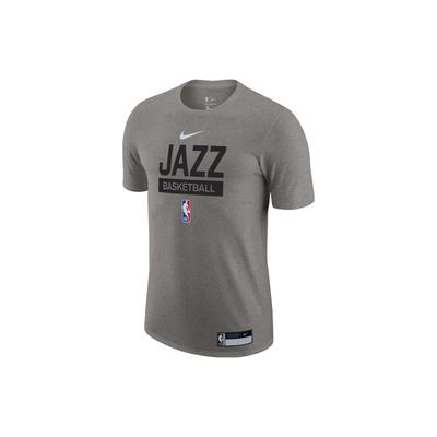 Logo Letter Print Crew Neck Short Sleeve T-Shirt Men Tops Gray DR6490-063