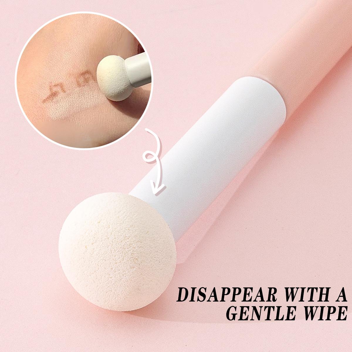 

Кисть-грибок для консилера имеет мягкую щетину и не раздражает лицо, и это мини-одинарная кисть для макияжа белый