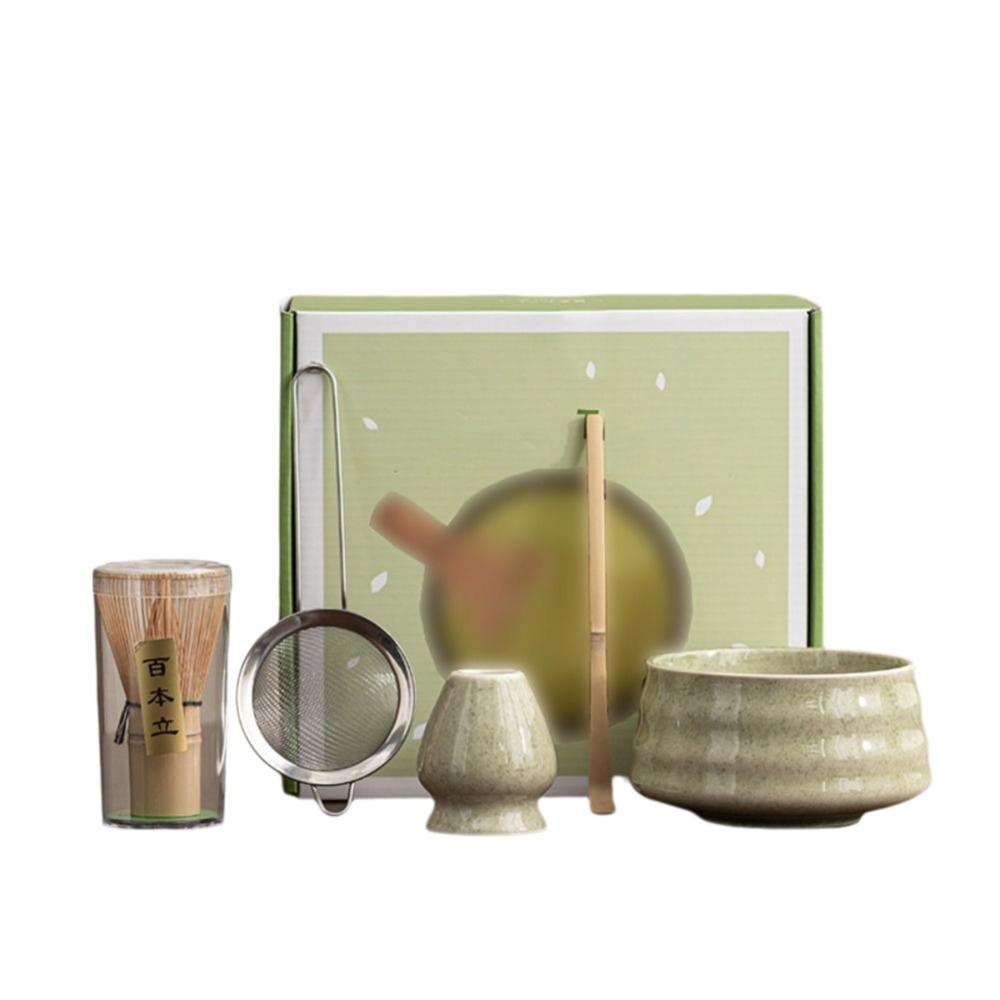 5Pcs/Set Tea Sticks Japanese Matcha Tea Set Reusable Chasen Traditional Matcha Gift  Home Brewing