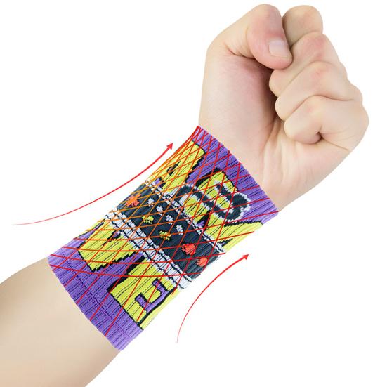 1 Paar Handgelenkschützer Ergonomisch Rutschfest Gute Elastizität Atmungsaktiv Gemütlich Schützen Das Handgelenk Nylon Tennis Basketball Handgelenkschützer für Sport