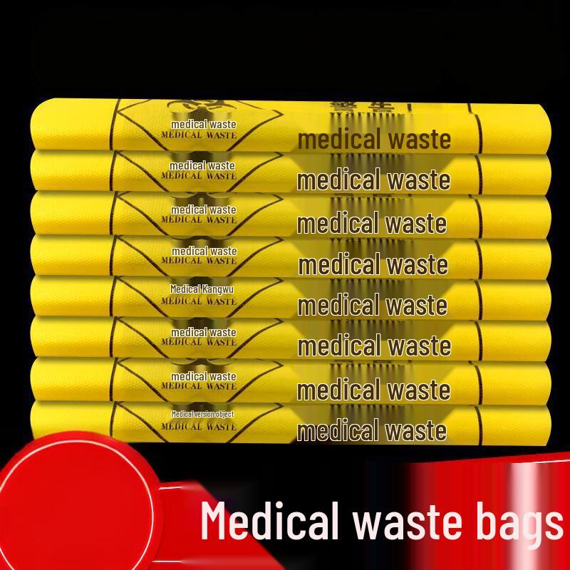 Pinmoya Thickened Yellow Medical Waste Bags