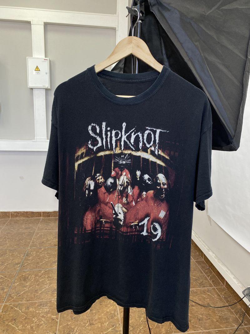Slipknot Band Debut Album 19992018 Rock Band Black Unisex Tshirt Reprint KH7464 XL