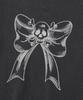 NICEGHOSTCLUB Skull Ribbon Waffle L/S Tee_Charcoal(Ng2Efut557A)
