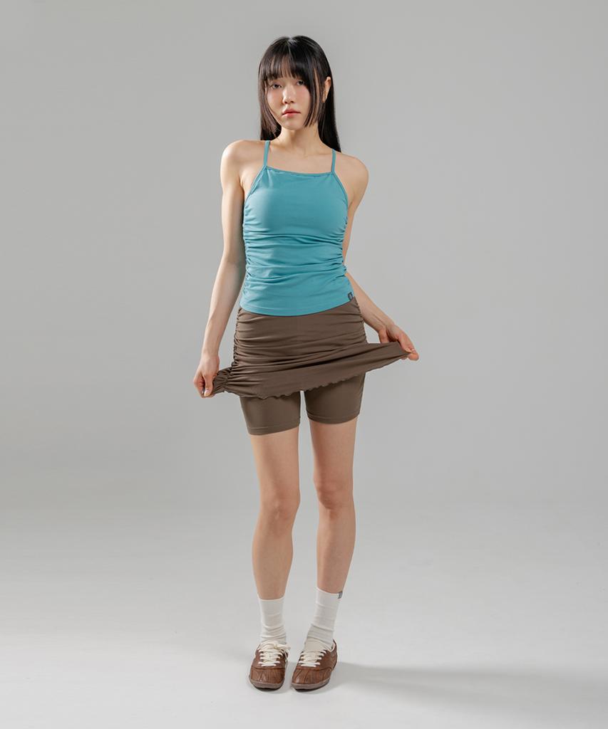 More Out Women'S Yoga Fluid Shirred Skirt 5Pp6506