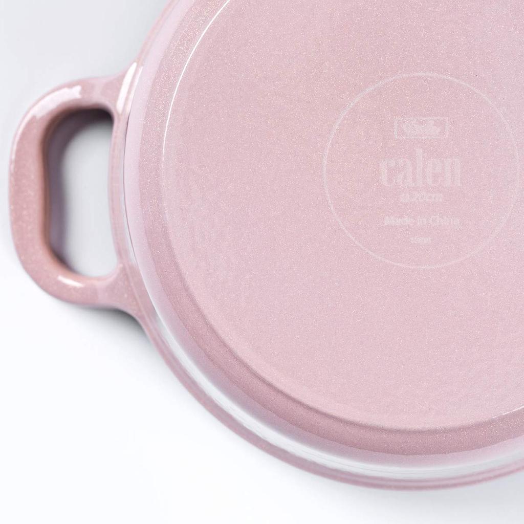 Fissler Karen Cocotte 18cm Pink Enamel Cast Iron Pot (Official Japanese Product) EMP-C182N001P