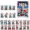 New product cartoon panda acrylic charm holiday calendar gift box toy