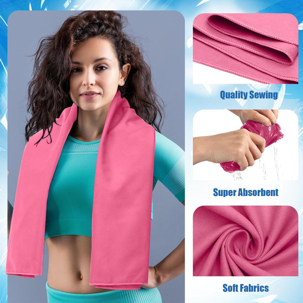 Outdoor Sports Towel Set, Microfiber Water Absorbent And Quick Dry 3-Pack, Soft Sand-Proof Large Size Beach Towel