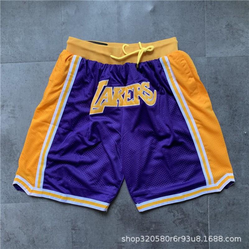 Men Women Basketball Shorts With NBA Team Logos Modal Fabric Quick Dry Sportswear Gym Running Training