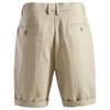 AIOPESON Comfortable Men's Shorts Solid Color Elastic Waist Multi Pocket Cotton Linen Blend Breathable Summer Shorts