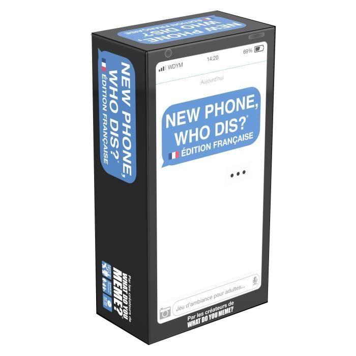 What do you meme ? New Phone, Who Dis ? - Jeu de société d'ambiance - MEGABLEU - Édition Française - Adulte