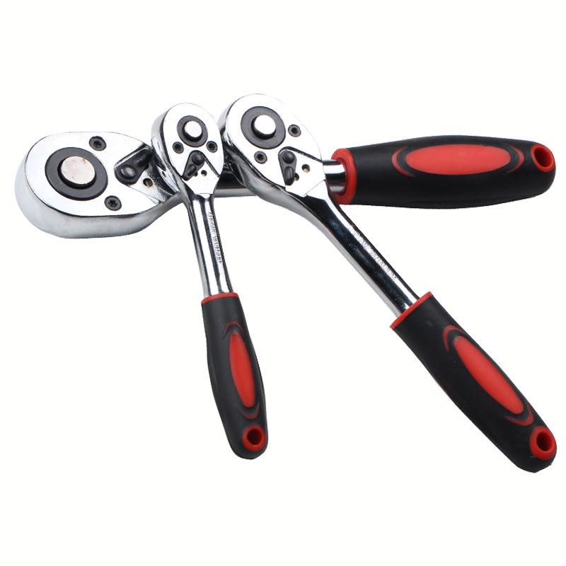 Ratchet Wrench Set: Quick Release, Speed, and Labor-Saving Wrenches (Large, Medium, Small)