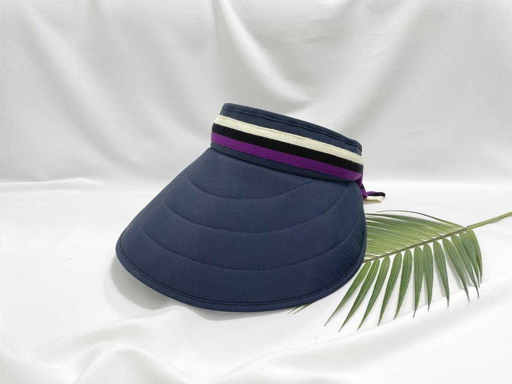 Women's Unisex Colored Ribbon Sun Cap Ball Cap Basic