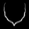 Bridal Jewelry Delicate Ol Claw Chain Rhinestone Fox Tail Necklace, Earrings Set 472