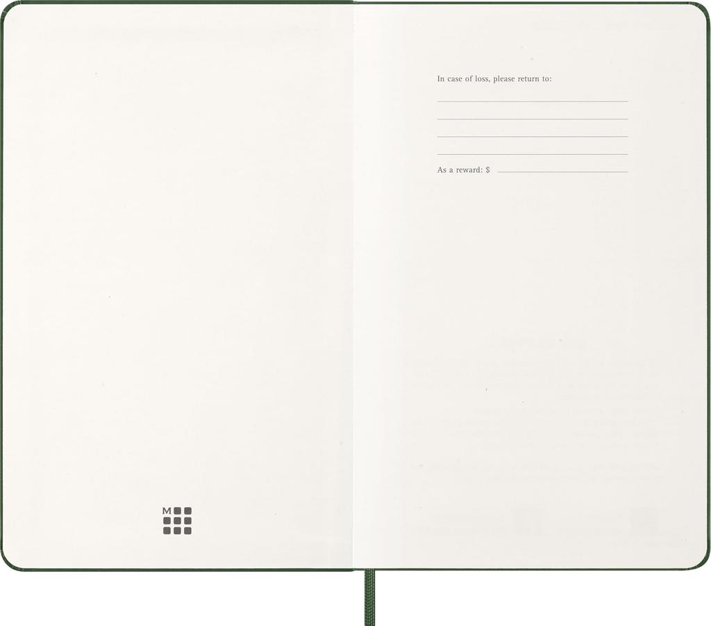 Moleskine 2026 Daily January Large Size x Myrtle DHK1512DC3Y26 Planner, 12-Month Diary, Start, (13cm 21cm), Hardcover, Green,