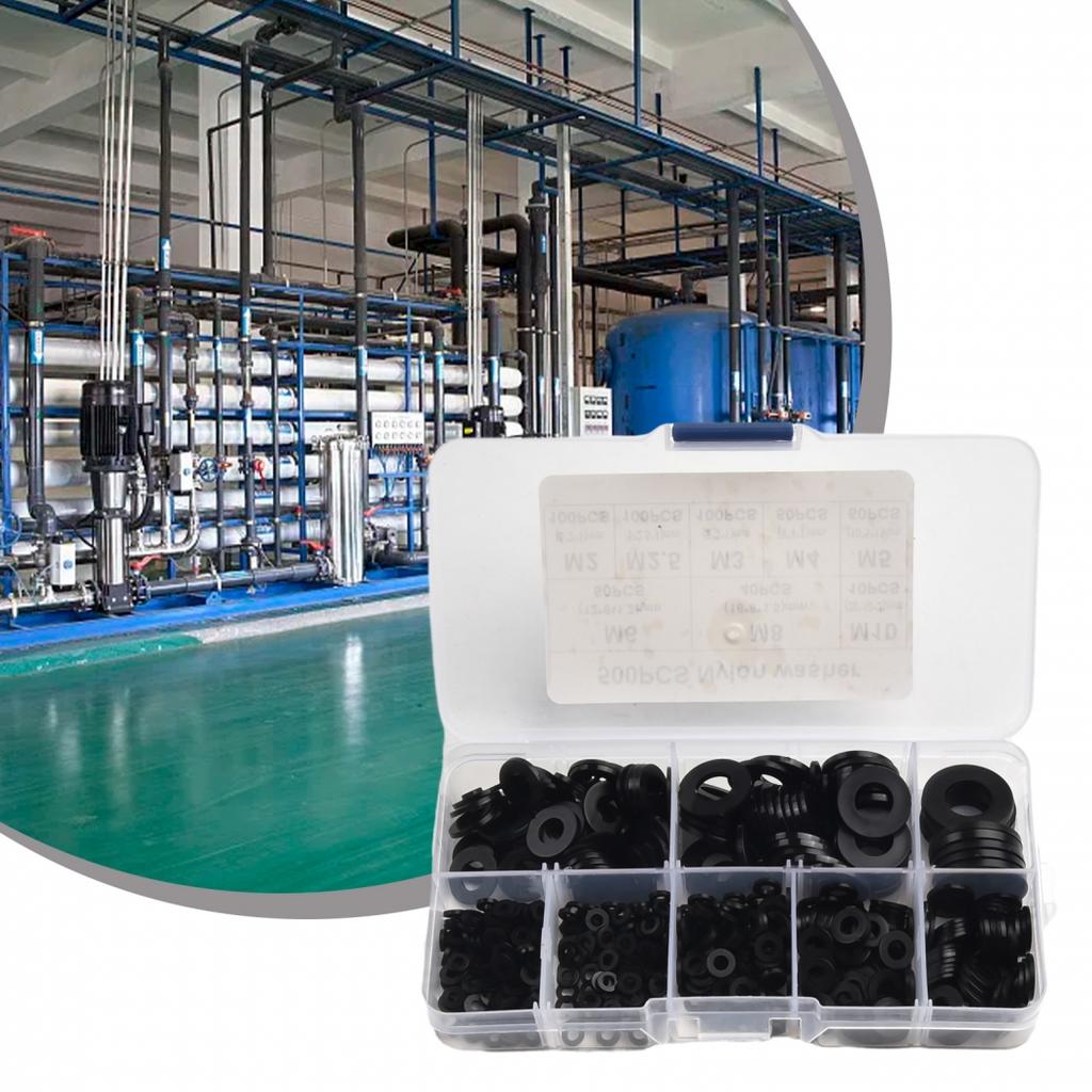 Nylon Gummi O-Ring Dichtung Schlauch M2-M10 Gummidichtung