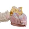 [Warm Winter] Kids Lace Homewear Two-Piece Set Girls Round Neck Casual Pajamas