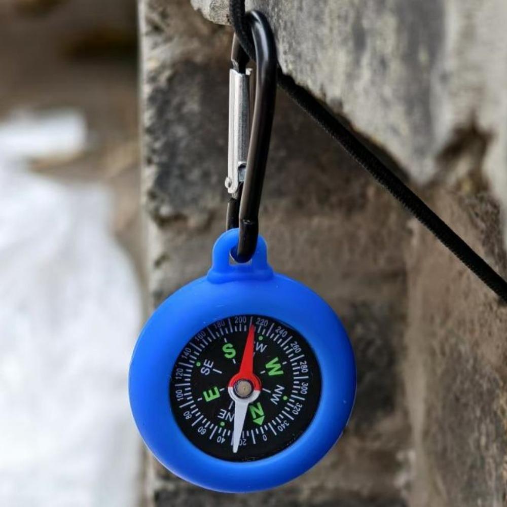Mini Outdoor Survival Compass Carabiner  For Camping and Outdoor Exploration