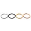 1pc Surgical Steel CZ Gem Ear Hoop Tragus Helix Cartilage Earring Septum Ring Clicker Nose Ring Body Piercing Jewelry