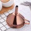 Wide Mouth Stainless Steel Funnels Detachable Strainer Funnel for Filling Small Bottles  Oil