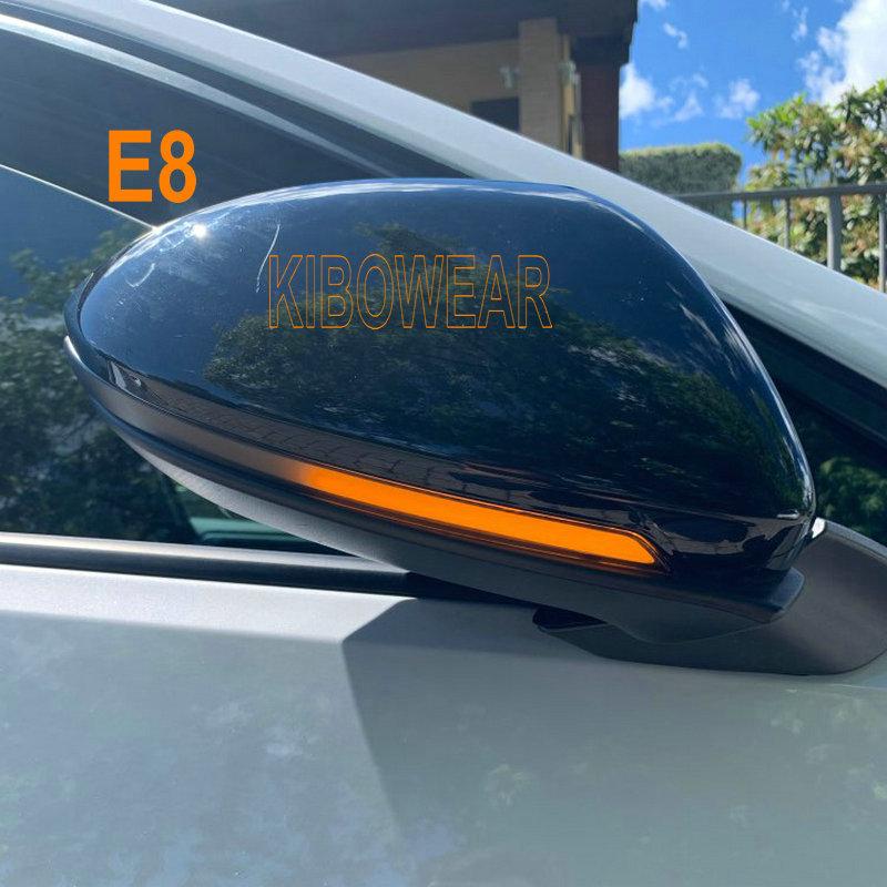 2pcs Blue Welcome Dynamic Blinker For VW Golf VII 7.5 MK7.5 GTI R GTD RLINE MK7 7 sportswagen LED Turn Signal Mirror 2013-
