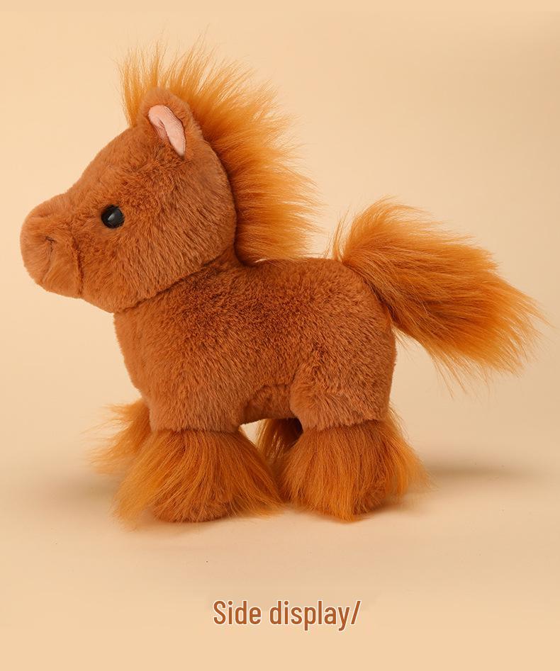 Adorable Galloping Horse Plush Doll - Children's Cloth Toy & Birthday Gift