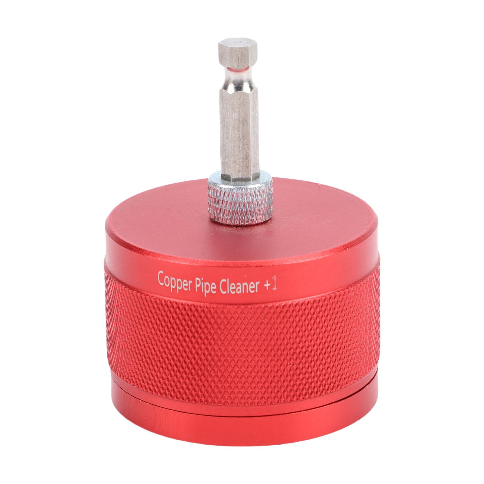 

Copper Pipe Cleaner 1in Metal for Drill Removing Rusts Paint Plumbing Tools with 1 4in Hex Shank 2 Spare Brushes