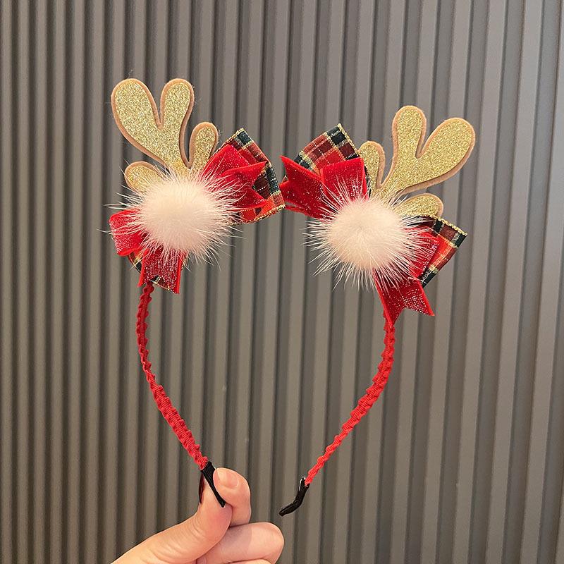Christmas Antler Fairy Headband for Girls - Mori Style Children's Hair Accessory