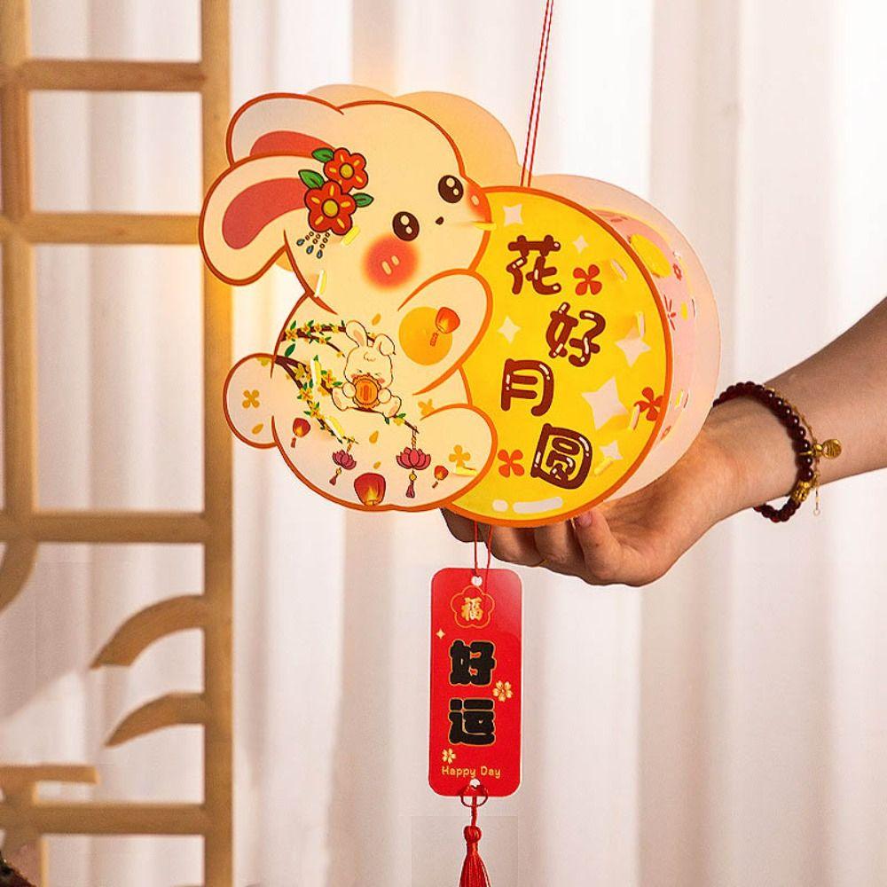 DIY Handgemachte Mondfest Laterne Handwerk Festival Dekorative Laterne für Kinder