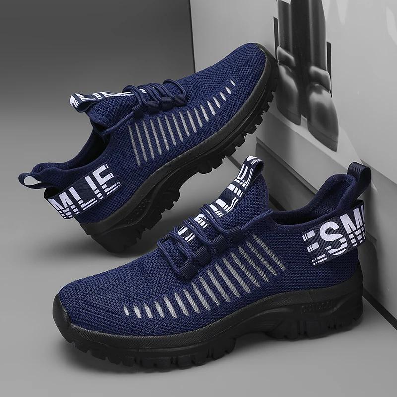 

Tenis Masculino Shoes Summer Breathable High End Design Mesh Sneakers Lightweight Outdoor Exercise Casual Flat Shoes for Men 36