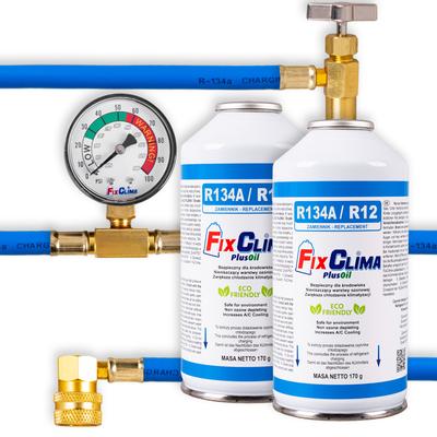Air Conditioning Refill Kit Refrigerant Gas For Cars R134A FIX Gaz