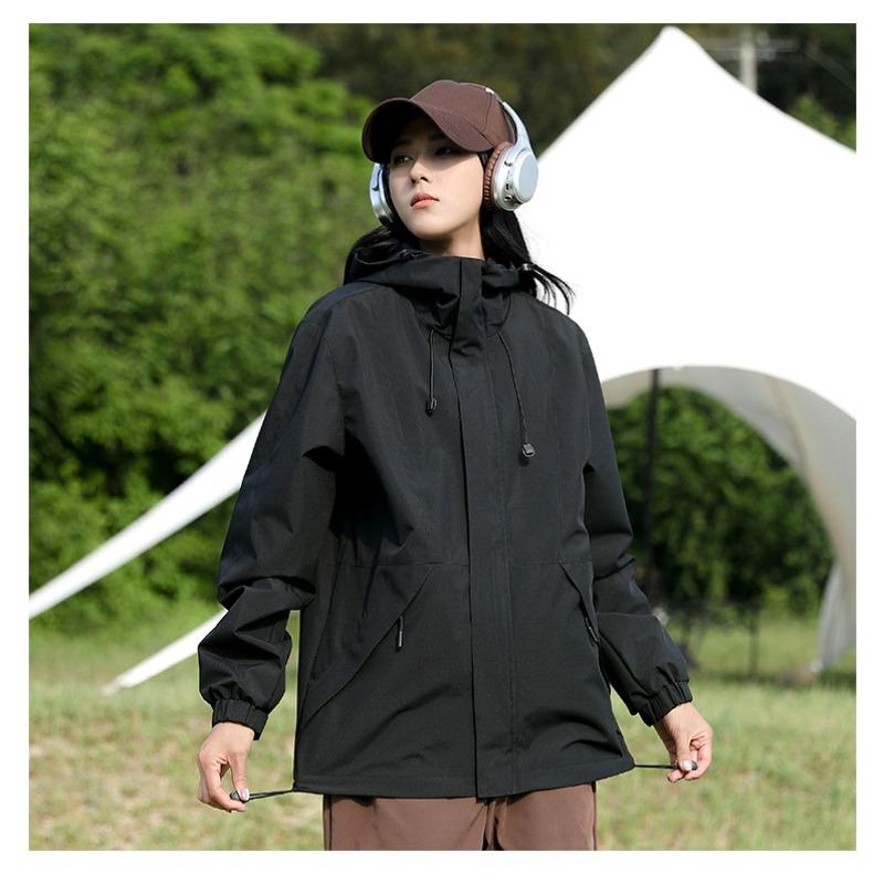 Jacket Outdoor Jacket Removable Hat Windproof Waterproof Jacket Teenagers Mountaineering Clothes Charge