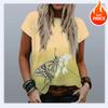 Summer T-shirts Butterfly 3d Print Streetwear Women's Casual Fashion Oversized O-neck T Shirt Y2k Female Girl Tops Tees Clothing