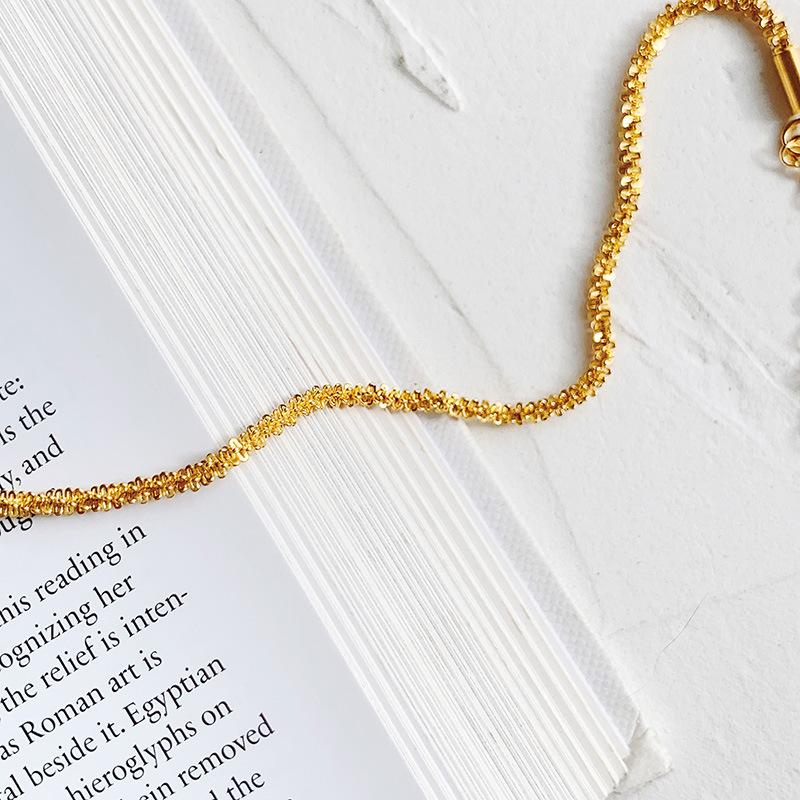 316L Stainless Steel Sparkling Gypsophila Adjustable Bracelet & Bangle For Women Fine Fashion Jewelry Wedding Party Gift