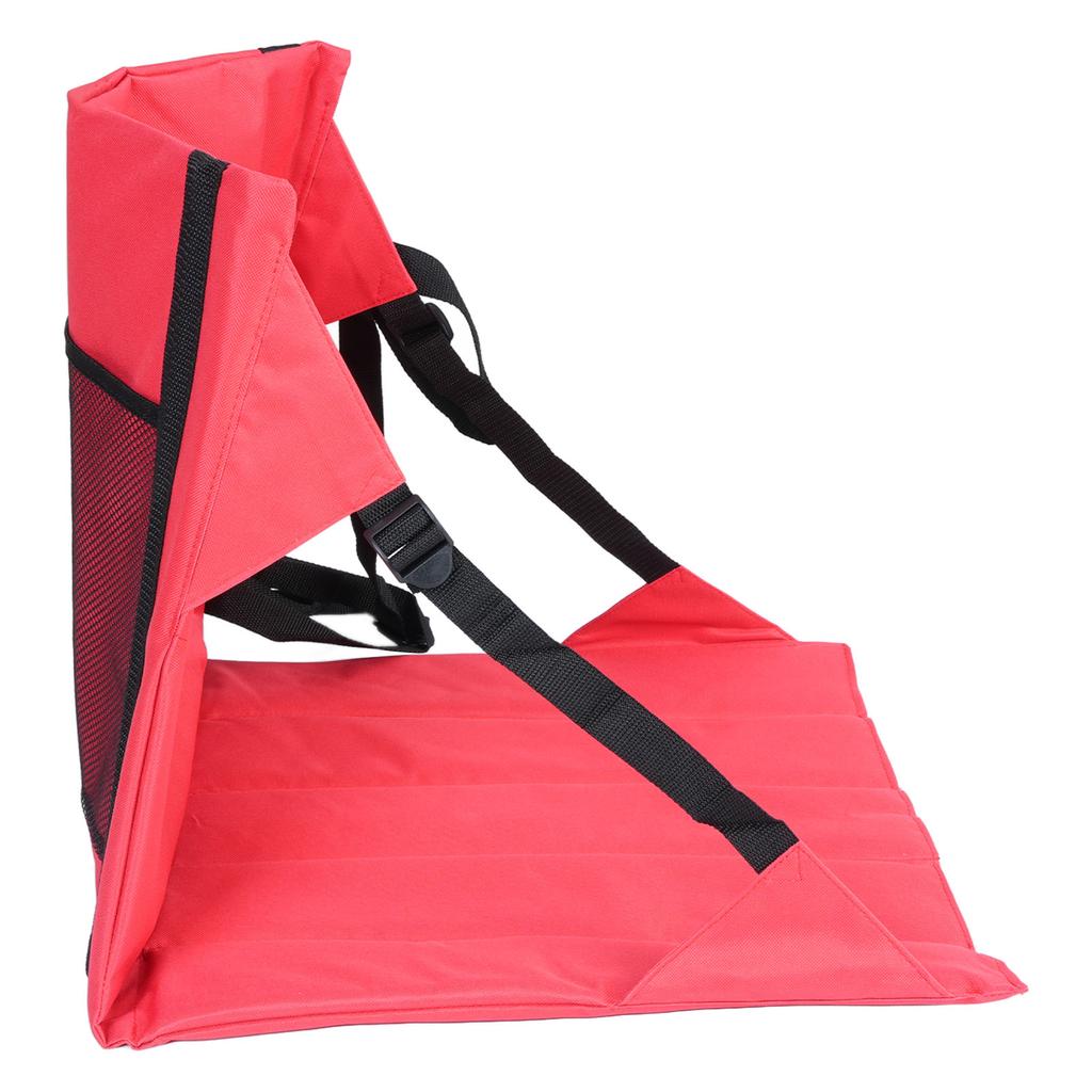 Portable Stadium Seats with Backrest Fibreglass Rod Oxford Fabric Comfortable Folding Bleacher Seat