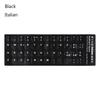 Adesivos de Teclado Multilíngue DIY Espanhol/Inglês/Russo/Alemão/Árabe/Italiano/Japonês Substituição de Letras Para Laptop PC