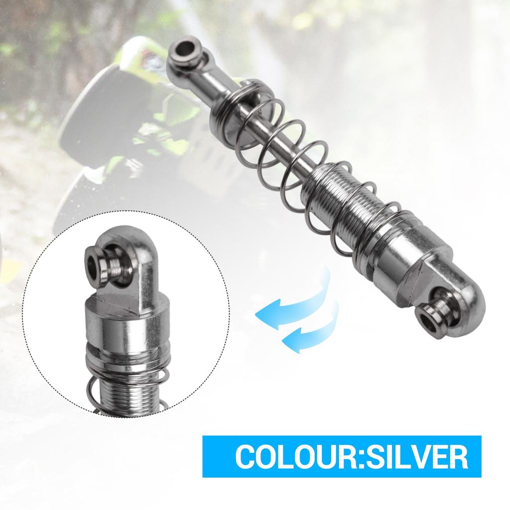 A71Z Metal Steering Link Rod Pull Rod Mounts Shock Absorbers Set For WPL C14 C24 C24-1 1/16 RC Car Upgrade Parts