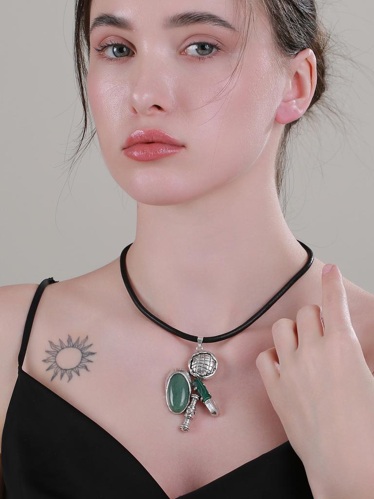 Natural Stone Necklace, Suitable For Women To Wear Every Day Or At Parties.