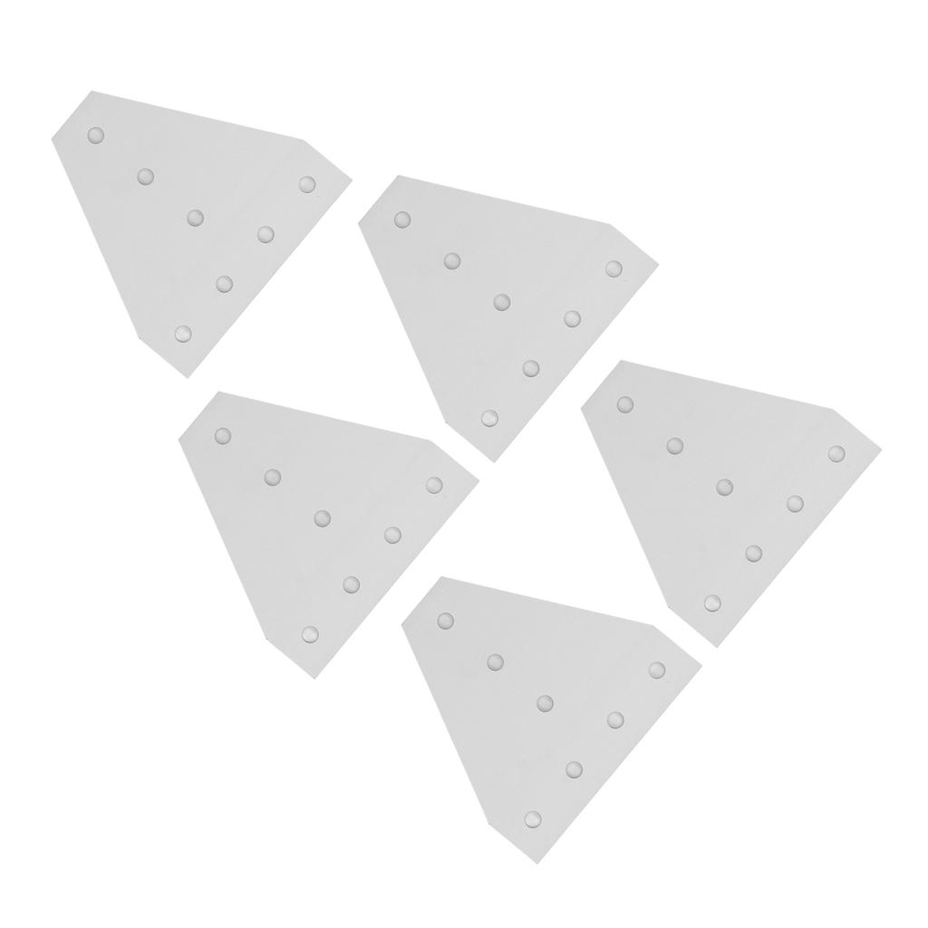 5 BUC Plăci de îmbinare în unghi drept cu 7 găuri Aliaj de aluminiu 6063 Placă de conectare plată la 90 de grade 3030T