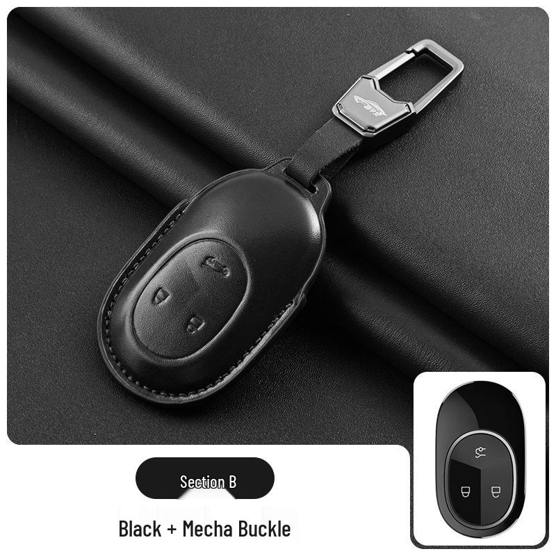 Натуральная кожаная ключница для Nio: Защитный корпус ET5T, ES6, ET7, ES8, EC6, ES7, EC7