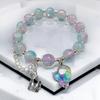 Daisy Popcorn Beaded Bracelet: Elegant Women's Hand Jewelry