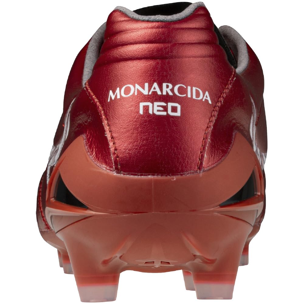 Soccer Cleats Monarcida NEO 3 ELITE Club Wide Ruby Red X Cm 2E [Mizuno] - Activities, Football, Fit, Lightweight, White, 26.0